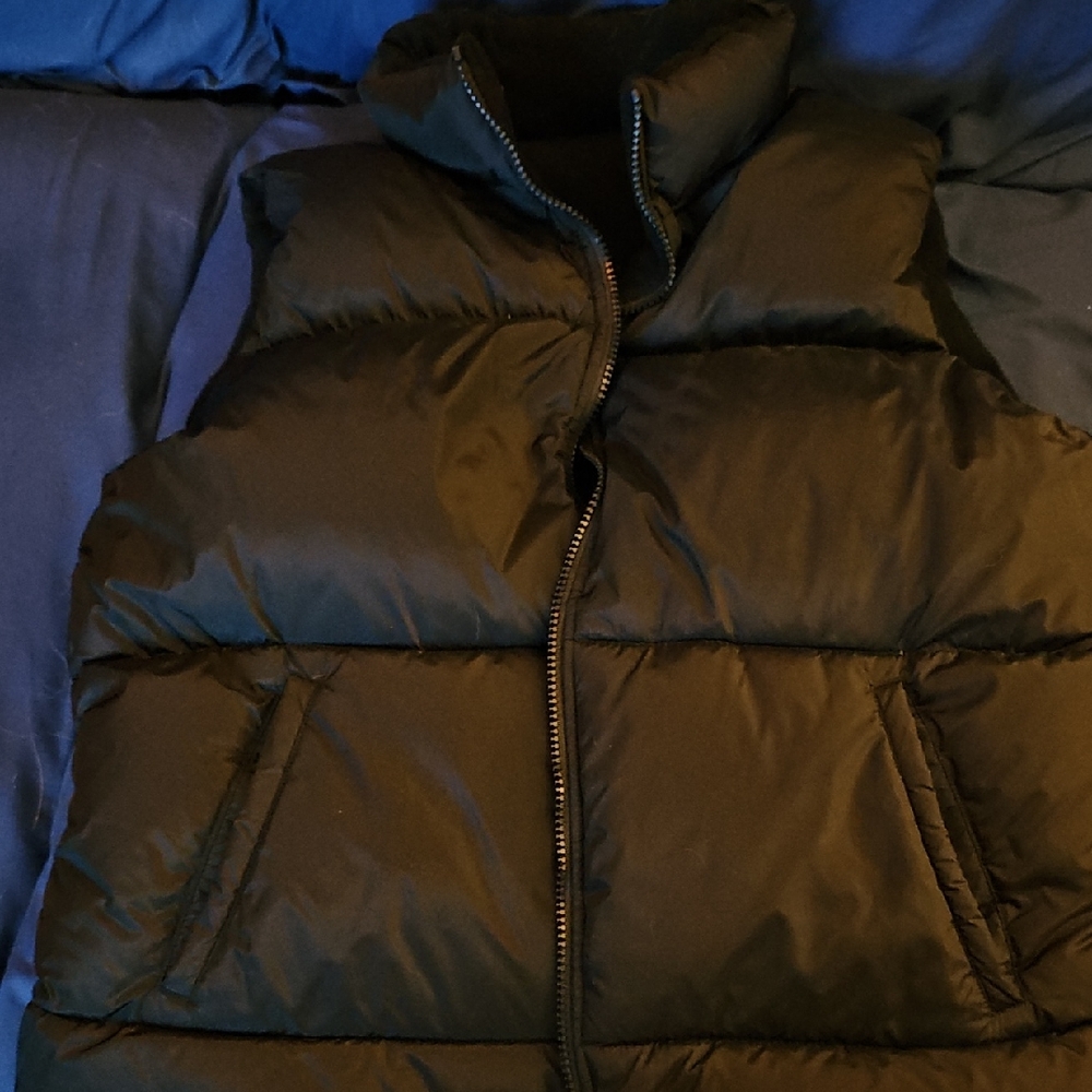 Black Puffer Vest